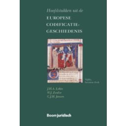 Afbeelding van Hoofdstukken uit de Europese codificatiegeschiedenis