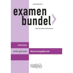 Afbeelding van Examenbundel Maatschappijkunde : vmbo-gt/mavo : 2020/2021