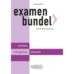 Afbeelding van Examenbundel Wiskunde : vmbo-gt/mavo : 2020/2021