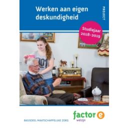 Afbeelding van Factor-E Welzijn : mbo 3+4 : Werken aan eigen deskundigheid
