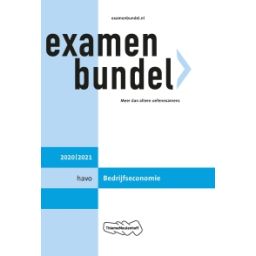 Afbeelding van Examenbundel Bedrijfseconomie : havo : 2020/2021
