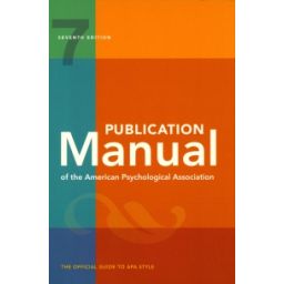 Afbeelding van Publication manual of the American psychological association