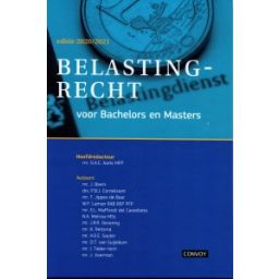 Afbeelding van Belastingrecht voor Bachelors en Masters : Theorieboek 2020-2021
