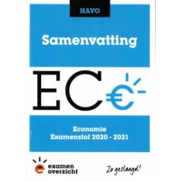 Afbeelding van Samenvatting Economie : havo : 2020-2021