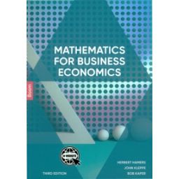 Afbeelding van Mathematics for business economics 2nd ed