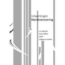 Afbeelding van Marktverovering 2e dr : havo : Uitwerkingen