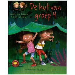 Afbeelding van De hut van groep 4 (Koen en Lot)