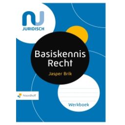 Afbeelding van NU juridisch 2e dr : Basiskennis Recht : Werkboek