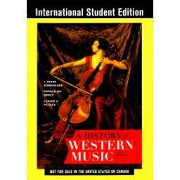 Afbeelding van A history of Western music