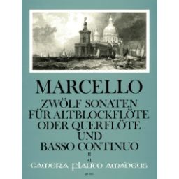 Afbeelding van Zwölf Sonaten op. 1 : für Altblockflöte und Basso continuo : nr. 4-6