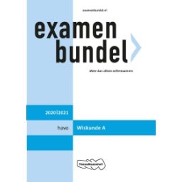 Afbeelding van Examenbundel Wiskunde A : havo : 2020-2021