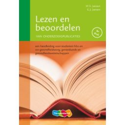 Afbeelding van Lezen en beoordelen van onderzoekspublicaties 8e dr