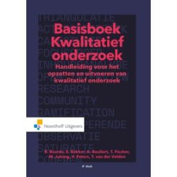 Afbeelding van Basisboek kwalitatief onderzoek 4e dr