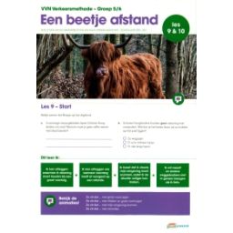 Afbeelding van Veilig Verkeer Nederland : Groep 5+6 : Een beetje afstand : Les 9 & 10