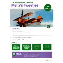 Afbeelding van Veilig Verkeer Nederland : Groep 5+6 : Met z'n tweetjes : Les 13 & 14