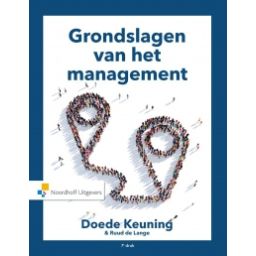 Afbeelding van Grondslagen van het management 7e dr
