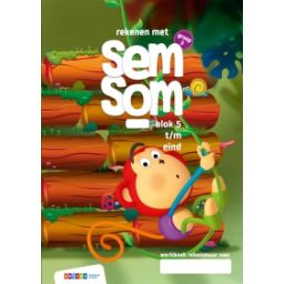 Afbeelding van Semsom : Groep 3, rekenmuur start blok 5  t/m eind : Werkboek rekenmuur