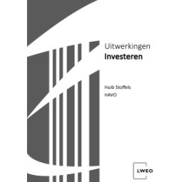 Afbeelding van LWEO Bedrijfseconomie 2e dr : havo : Investeren : Uitwerkingen