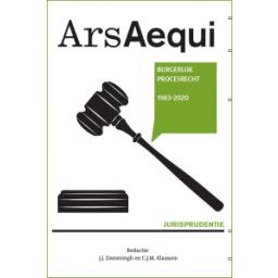Afbeelding van Jurisprudentie Burgerlijk procesrecht 1983-2020