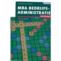 Afbeelding van MBA bedrijfsadministratie 3e dr : Theorieboek