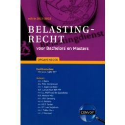 Afbeelding van Belastingrecht voor Bachelors en Masters : Opgavenboek 2021-2022