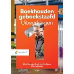 Afbeelding van Boekhouden geboekstaafd 14e dr : 1 : Uitwerkingen