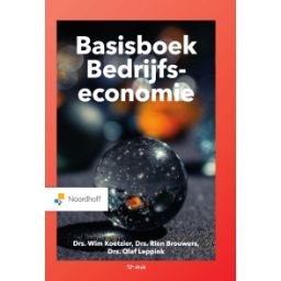 Afbeelding van Basisboek bedrijfseconomie 12e dr : Leerboek