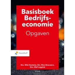 Afbeelding van Basisboek bedrijfseconomie 12e dr :  Opgaven