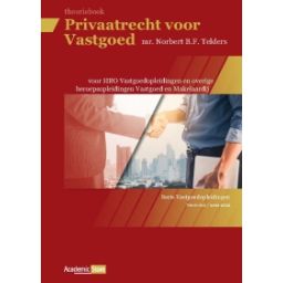 Afbeelding van Privaatrecht voor Vastgoed : Theorieboek