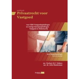 Afbeelding van Privaatrecht voor Vastgoed : Werkboek