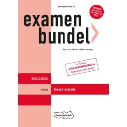 Afbeelding van Examenbundel Geschiedenis : vwo : 2021/2022