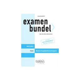 Afbeelding van Examenbundel Maatschappijwetenschappen : havo : 2021/2022
