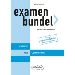 Afbeelding van Examenbundel Geschiedenis : havo : 2021/2022