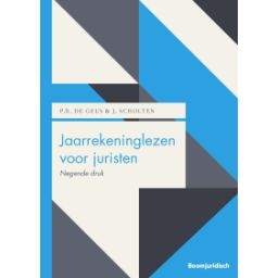 Afbeelding van Jaarrekeninglezen voor juristen 9e dr