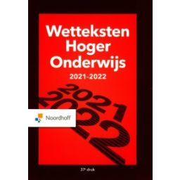 Afbeelding van Wetteksten hoger onderwijs 2021-2022