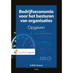 Afbeelding van Bedrijfseconomie voor het besturen van organisaties : Opgaven