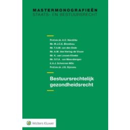 Afbeelding van Bestuursrechtelijk gezondheidsrecht