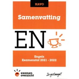 Afbeelding van Samenvatting Engels : havo : Examenstof 2021-2022