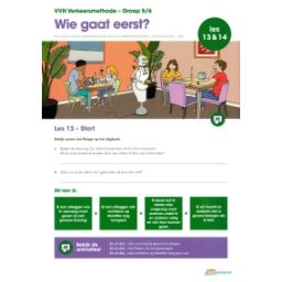 Afbeelding van Veilig Verkeer Nederland : Groep 5+6 : Wie gaat eerst? : Les 13 & 14