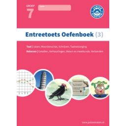 Afbeelding van Entreetoets oefenboek : 3 : Gemengde opgaven voor groep 7