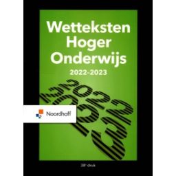 Afbeelding van Wetteksten Hoger Onderwijs 2022-2023