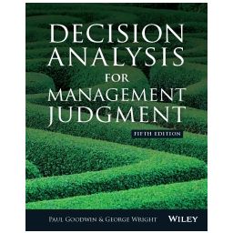 Afbeelding van Decision analysis for management judgment 5th ed