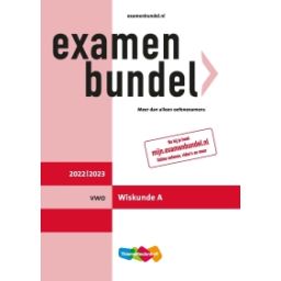 Afbeelding van Examenbundel Wiskunde A : vwo : 2022/2023