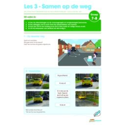 Afbeelding van Veilig Verkeer Nederland : Groep 7+8 : Samen op de weg : Les 3 & 4