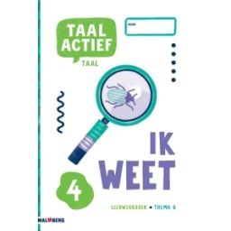 Afbeelding van Taal actief 5 Taal : Groep 4, thema 6 : Leerwerkboek