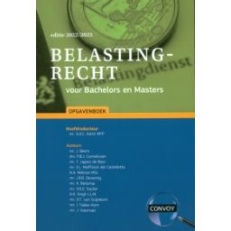 Afbeelding van Belastingrecht voor Bachelors en Masters : Opgavenboek 2022-2023