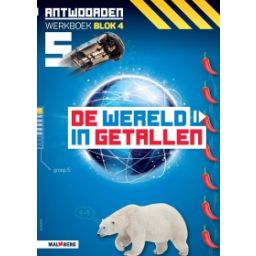 Afbeelding van De wereld in getallen 5e versie : Groep 5, blok 4 : Antwoordenboek
