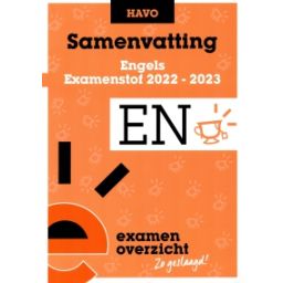 Afbeelding van Samenvatting Engels : havo : Examenstof 2022-2023