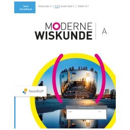 Afbeelding van Moderne wiskunde 12.1 - FLEX - : havo A 2 : Leerwerkboek