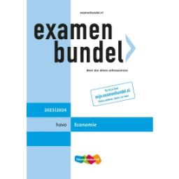 Afbeelding van Examenbundel Economie : havo : 2023/2024